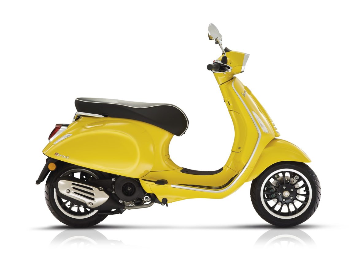 Sprint 150 Yellow  3 Vespa  Portland